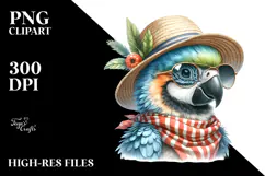 Colorful Baby Macaw, Vibrant PNG Product Image 2