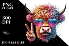 Highland Calf, Victory PNG Product Image 2