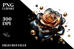 Abstract Rose Splash PNG Product Image 2
