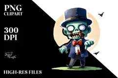Simple Funny Halloween Clipart, Transparent PNG Product Image 2