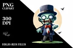Simple Funny Halloween Clipart, Transparent PNG Product Image 1