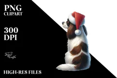English Springer Spaniel with Christmas Decor, High-Res PNG Product Image 2