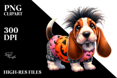 Enthusiastic Basset Hound PNG Product Image 2