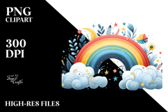 Whimsical Rainbow, Transparent PNG Product Image 2