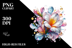 Abstract Shiny Freesia, Transparent PNG Product Image 2