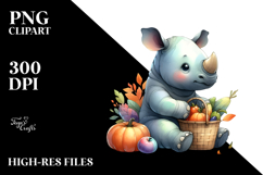 Quirky Baby Rhino with Vegetables.png Product Image 2