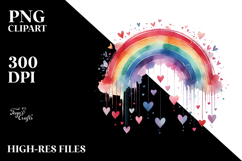 Digital Painting with Colorful Rainbow PNG Product Image 2