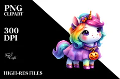 Cute Baby Unicorn PNG Product Image 2