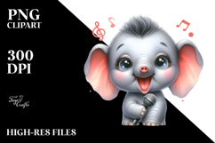 Baby Monkey Vibrant PNG Product Image 2