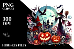 Simple Halloween Scenery in the Style of Product Image 2
