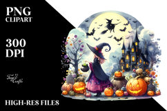 Simple Halloween Scenery in the Style of Product Image 2