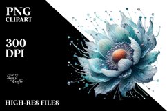 Abstract Anemone Sublimation Clipart Product Image 1