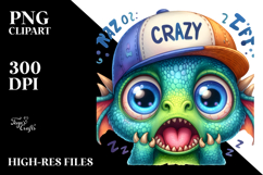 Cute Baby Dinosaur PNG Product Image 2