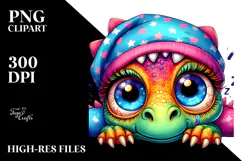 Cute Baby Dinosaur PNG Product Image 2