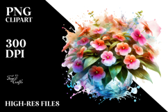 Impatiens with Material, Transparent PNG Product Image 2