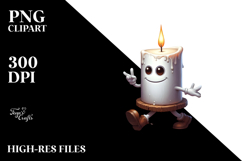 Funny Simple Candle, Transparent PNG Product Image 2