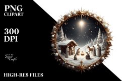 Christmass Nativity Scene PNG Product Image 2
