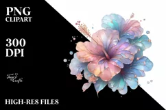 Gladiolus Watercolor Splash PNG Product Image 2