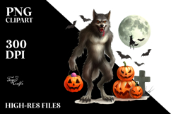 Simple Funny Halloween Clipart, Transparent PNG Product Image 2