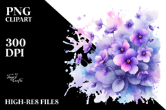 Violet with Material, Transparent PNG Product Image 2