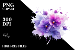 Violet with Material, Transparent PNG Product Image 2