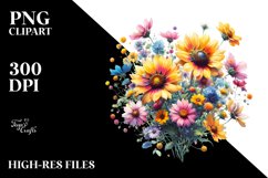 Small Sunflower Clipart Product Image 3