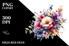 Vibrant Flowers, Transparent PNG Product Image 2