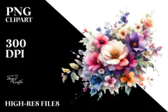 Vibrant Flowers, Transparent PNG Product Image 2