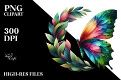 Vibrant Abstract Butterfly PNG Product Image 3