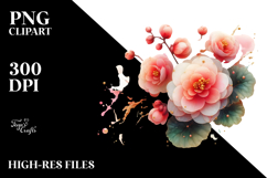 Elegant Begonia, PNG Product Image 2
