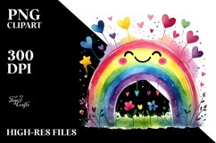 Simple Smiling Rainbow, Transparent PNG Product Image 2