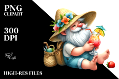Whimsical Gnome Painting PNG Product Image 2