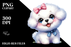 Cute Bichon Frise PNG Product Image 2