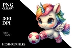 Baby Unicorn Handball Clipart Product Image 1