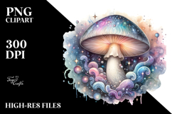 Glossy Mystical Mushroom PNG Product Image 2