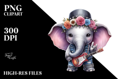 Cute Baby Elephant PNG Product Image 2
