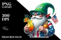 Detailed Gnome Beach Wear Digital Painting | Sublimation | Product Image 3