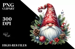 Detailed Christmas Gnome PNG Product Image 1