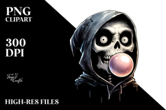 Funny Grim Reaper, Transparent PNG Product Image 2