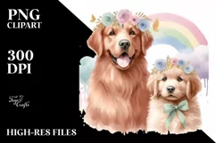 Cute Pet Chesapeake Bay Retriever Watercolor | Sublimation Product Image 1