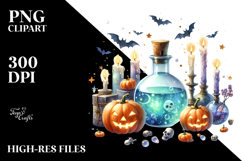 Retro HALOWEEN MAGIC POTION PNG Product Image 2