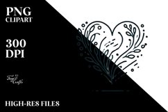 Lineart Heart, Transparent PNG Product Image 2