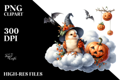 Halloween Chicken with Hanging Jack-o&#039;-lanterns, High-Res Product Image 2