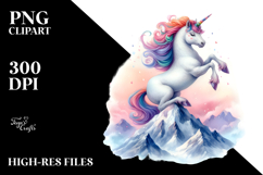 Pastel Unicorn Dancer | Sublimation Clipart Product Image 2