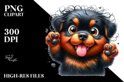 Happy Baby Rottweiler.png Product Image 2