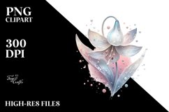 Snowdrop with Metallic Insertions PNG Product Image 1