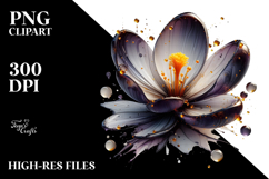 Abstract Crocus Splash PNG Product Image 2