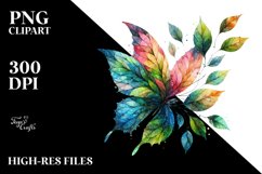 Abstract Vibrant Butterfly PNG Product Image 3