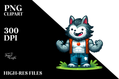 Funny Werewolf, Quirky PNG Product Image 2