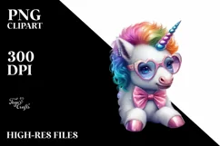 Baby Unicorn Nightclub PNG Product Image 1